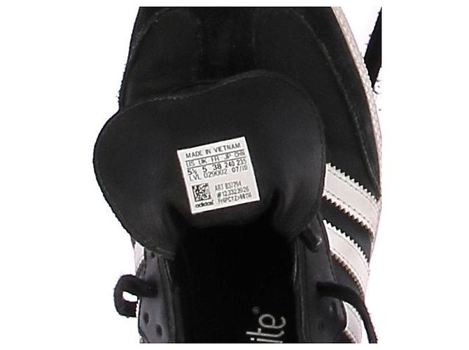 Adidas Leder Sneakers "Samba" Schwarz - Ansicht 8