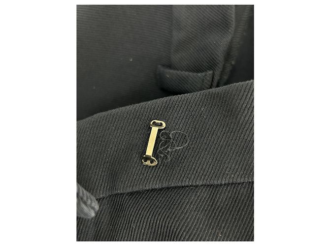 Max Mara Calça preta com pregas Preto - vista 3