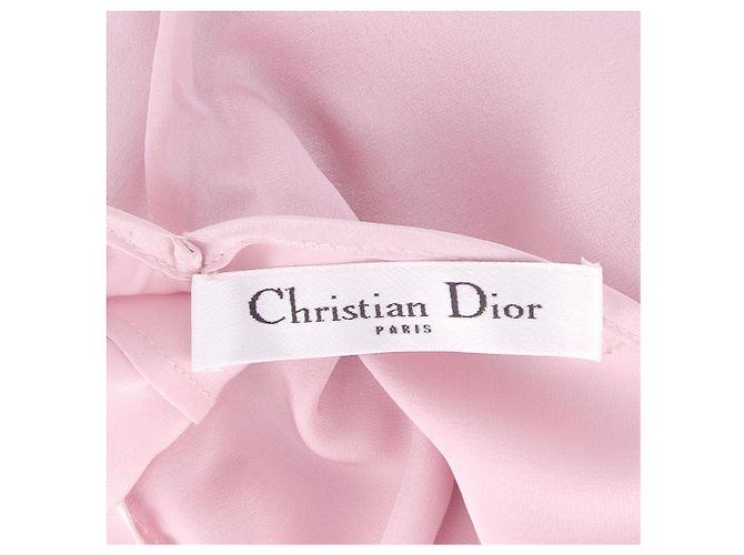 Christian Dior Camisón de seda rosa - vista 6