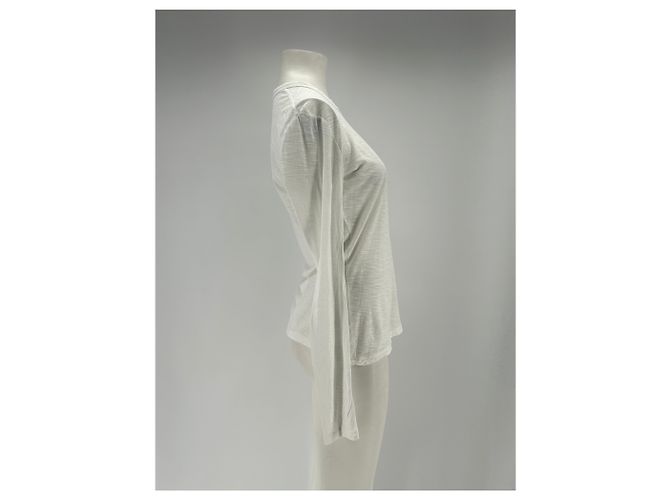 Autre Marque T-shirt bianco a maniche lunghe JAMES PERSE - vista 3