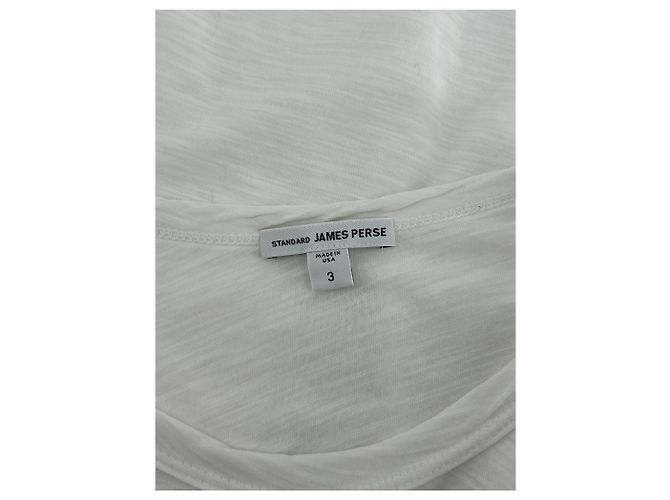 Autre Marque T-shirt bianco a maniche lunghe JAMES PERSE - vista 5