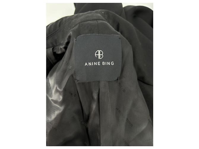 Anine Bing Wollblazer Schwarz - Ansicht 5