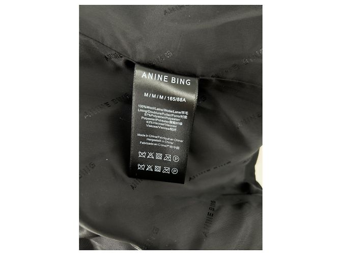 Anine Bing Wollblazer Schwarz - Ansicht 6