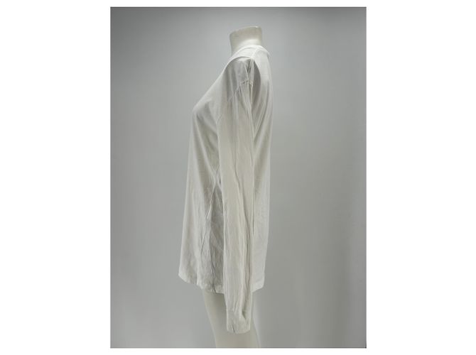 Autre Marque T-shirt bianca a maniche lunghe WARDROBE NYC Bianco - vista 4