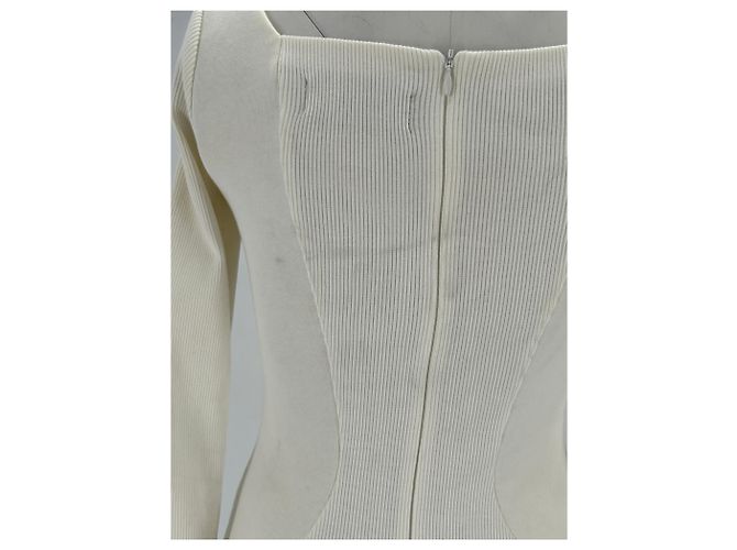 Autre Marque Vestido largo blanco NDS de algodón talla 34 - vista 7