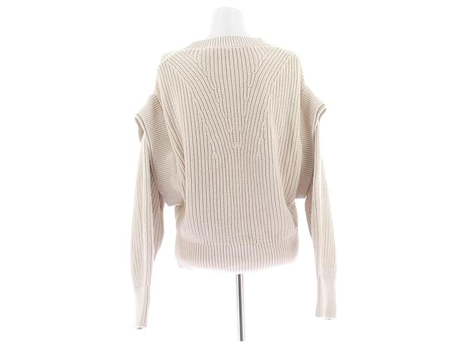 Suéter de punto beige Iro de algodón - vista 2