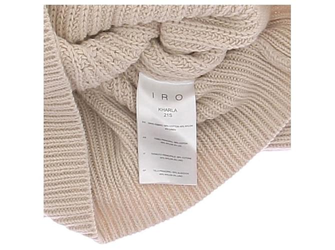 Suéter de punto beige Iro de algodón - vista 6