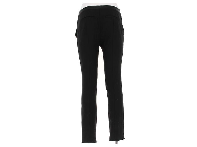 Calça de lã preta slim fit Miu Miu - vista 2