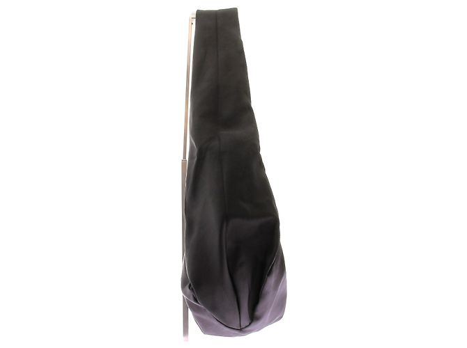 Autre Marque Borsa a spalla in satin "Le Biscuit" Nero - vista 3
