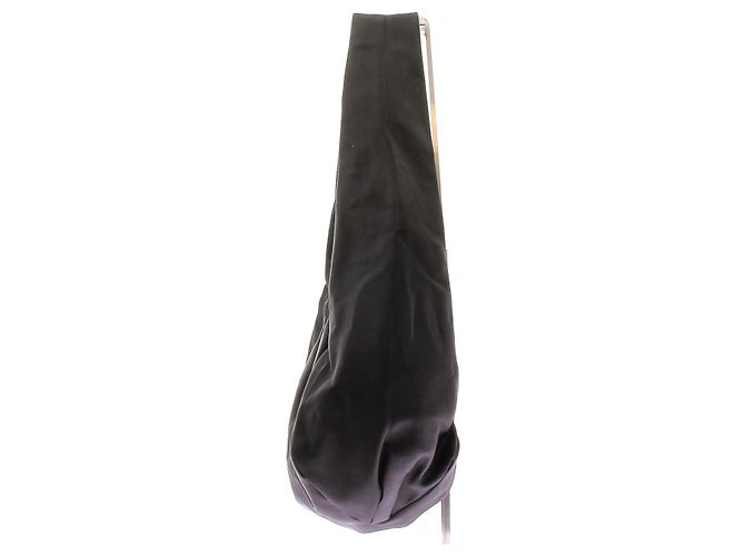 Autre Marque Borsa a spalla in satin "Le Biscuit" Nero - vista 4