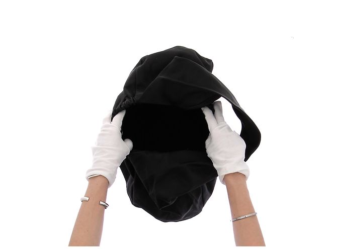 Autre Marque Borsa a spalla in satin "Le Biscuit" Nero - vista 7