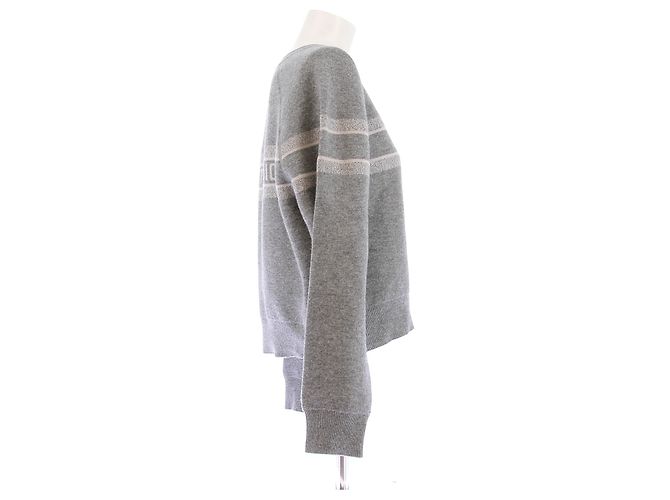 Christian Dior Wendepullover aus grauem Kaschmir - Ansicht 3