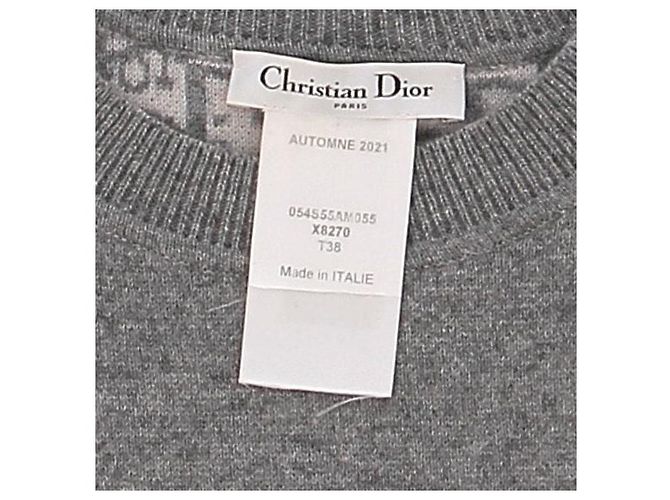 Christian Dior Wendepullover aus grauem Kaschmir - Ansicht 5