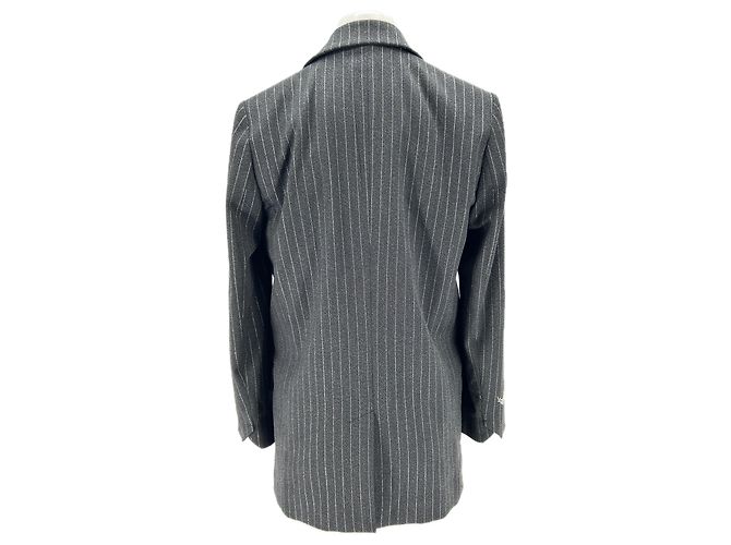 Blazer gris Zadig & Voltaire con rayas de tenis plateadas - vista 2