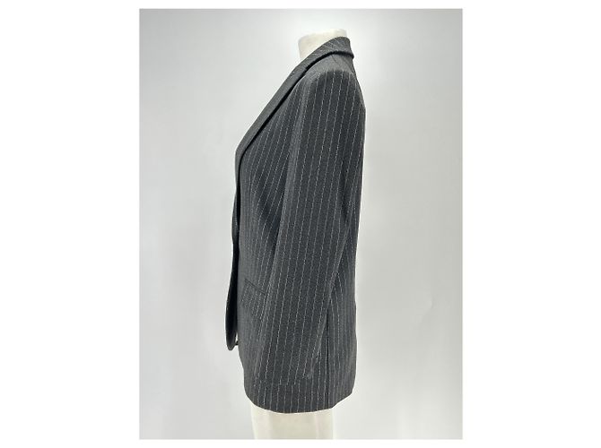 Blazer gris Zadig & Voltaire con rayas de tenis plateadas - vista 4