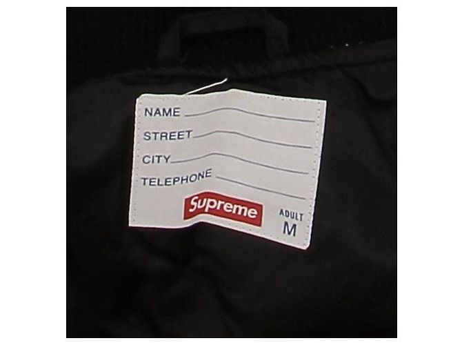 Bomber Nero Supreme con Logo in Nylon - vista 5
