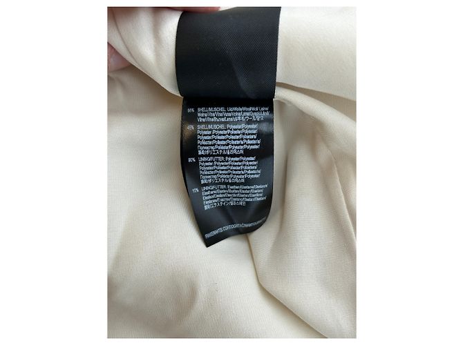 Autre Marque Abrigo crudo con cinturón Beige - vista 6