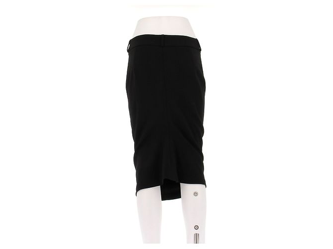 Falda midi de lana negra Sportmax Negro - vista 2