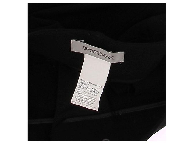 Falda midi de lana negra Sportmax Negro - vista 5