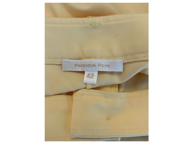 Gelbe Hose Patrizia Pepe Größe 42 - Ansicht 3