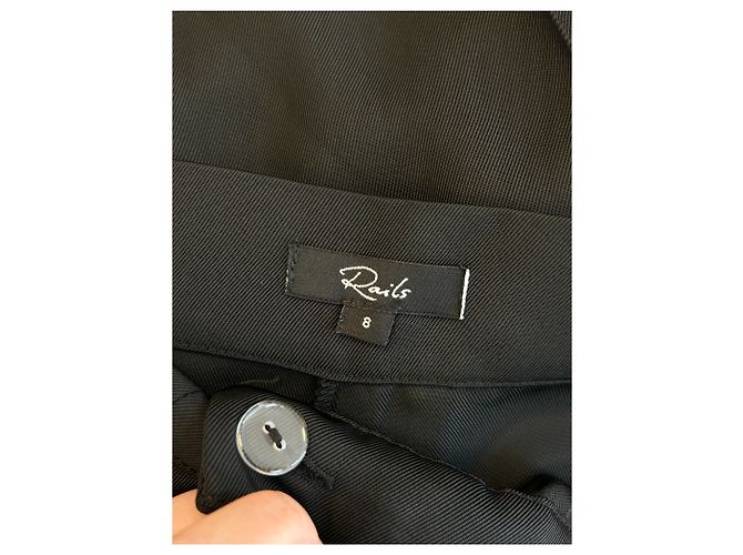 Autre Marque Pantalones negros RAILS - vista 3