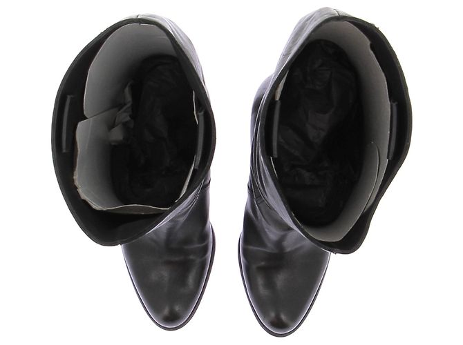 Dior Botas de tacón de cuero Negro - vista 6