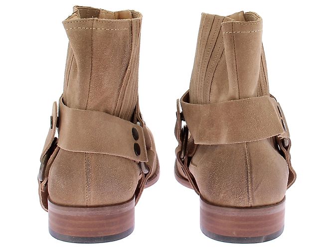 Botas de camurça bege com fivelas Zadig & Voltaire Marrom - vista 5