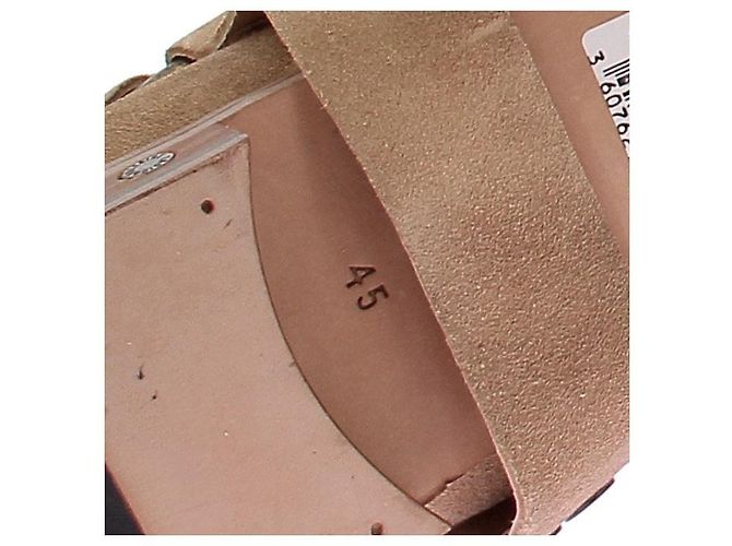 Botas de camurça bege com fivelas Zadig & Voltaire Marrom - vista 9