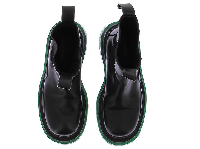 Bottega Veneta Botas de cuero "Chelsea" Negro - vista 6