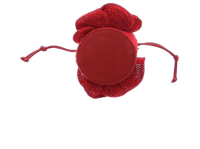 Magda Butrym Borsa a mano in crochet rosso - vista 6