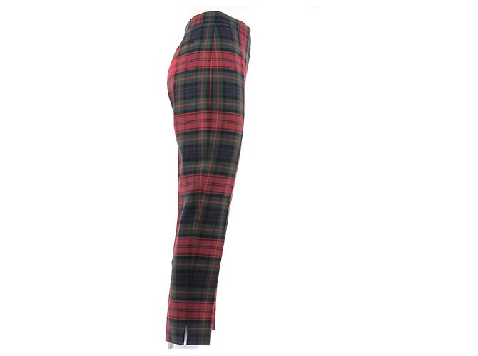 Burberry Rot karierter Wollhose - Ansicht 3