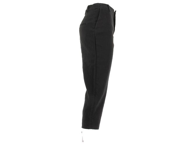 Jacquemus "L'Année 97" black linen culottes - view 3