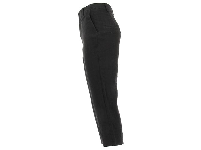 Jacquemus "L'Année 97" black linen culottes - view 4