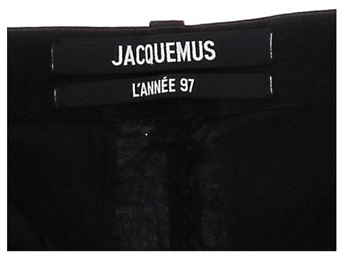Jacquemus "L'Année 97" black linen culottes - view 6