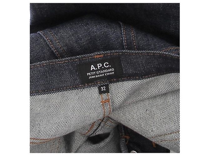 Jeans in cotone blu Apc Taglia 32 - vista 4