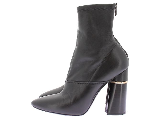 3.1 Phillip Lim Botins pretos de salto - vista 3