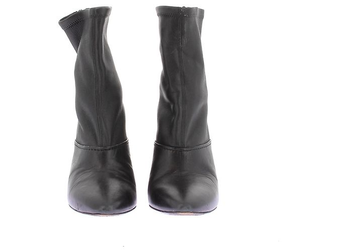 3.1 Phillip Lim Botins pretos de salto - vista 4