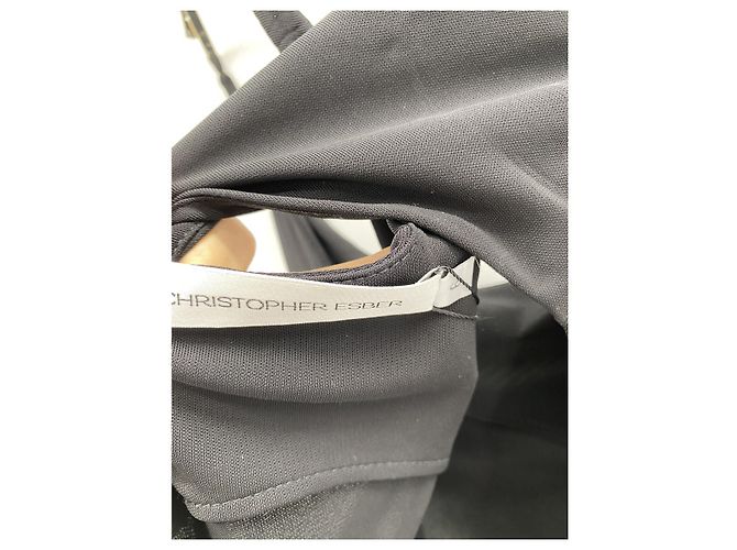 Autre Marque Kleid Christopher Esber Schwarz - Ansicht 4