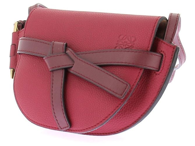 Loewe Kleine rote Tasche "Gate" - Ansicht 2