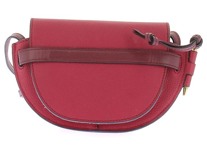 Loewe Kleine rote Tasche "Gate" - Ansicht 3