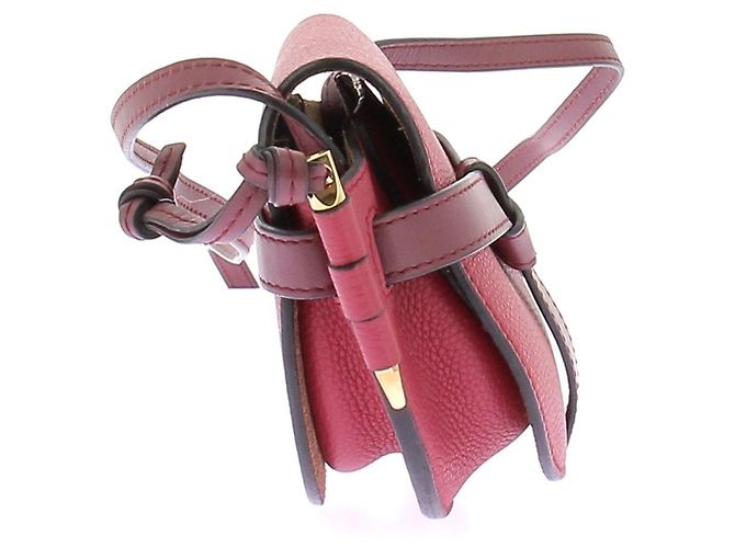 Loewe Kleine rote Tasche "Gate" - Ansicht 4