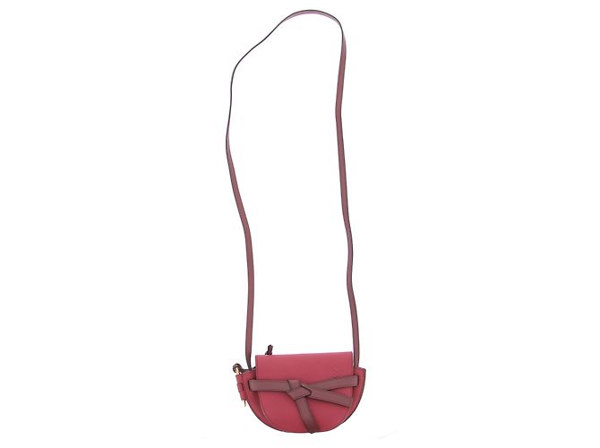 Loewe Kleine rote Tasche "Gate" - Ansicht 6