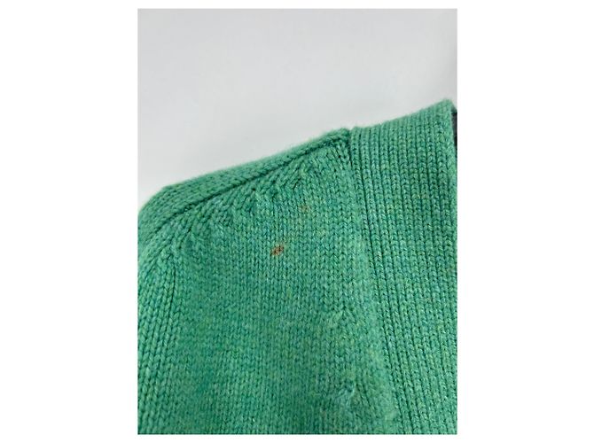 Studio Nicholson Grüner Wollcardigan - Ansicht 3