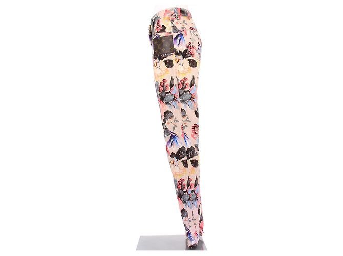 Jeans Louis Vuitton con Estampado Floral Rosa de Algodón - vista 3