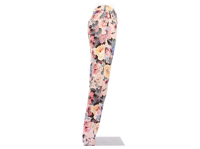 Jeans Louis Vuitton con Estampado Floral Rosa de Algodón - vista 4