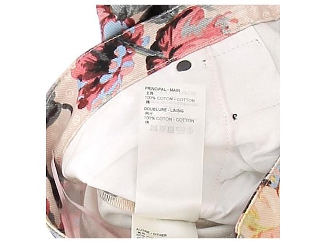 Jeans Louis Vuitton con Estampado Floral Rosa de Algodón - vista 6