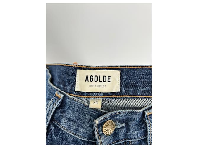 Jeans Agolde azules de algodón talla 24 - vista 3
