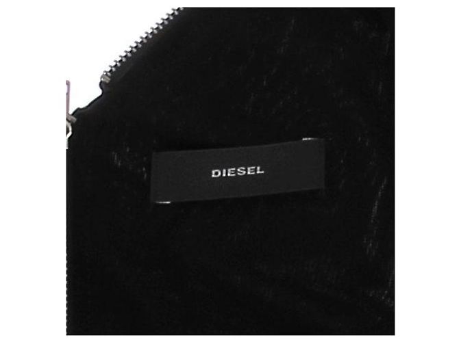 Abito Diesel nero midi con zip e scollo a V - vista 5