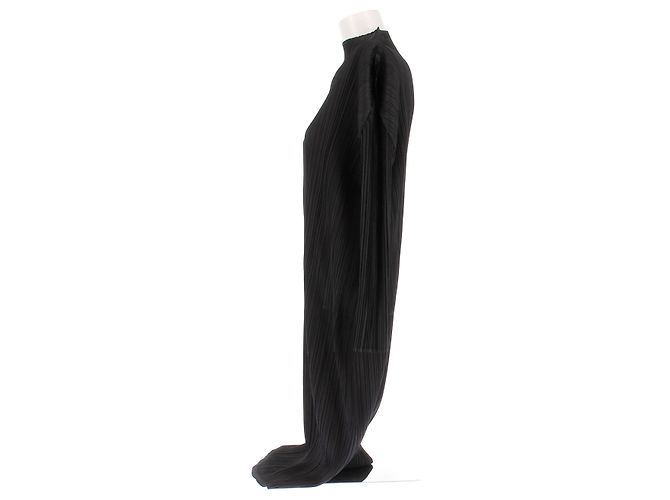 Pleats Please Schwarzes Kleid - Ansicht 4