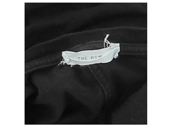 T-shirt nero in cotone The Row - vista 5
